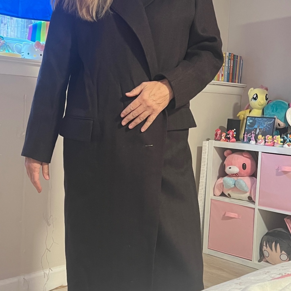 Louis Vuitton wool herringbone coat